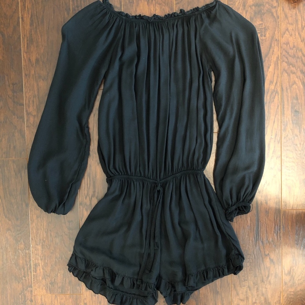 Brandy Melville Black Romper (ONE SIZE)